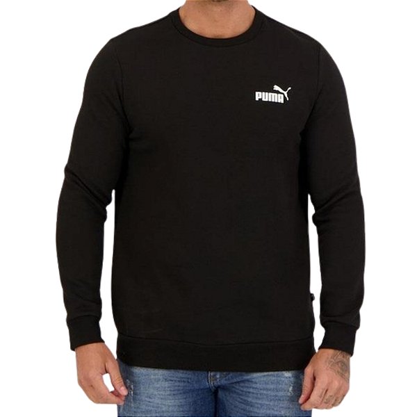 Moletom Puma Ess Small Logo Crew Fleece Masculino