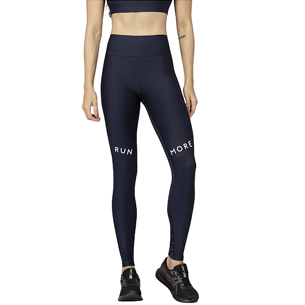 Legging Blocking Baixa Pace Run More 06728 Feminina