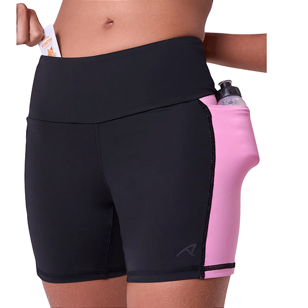 Bermuda Authen Sprint Ginga 3 Bolsos 14cm Feminina