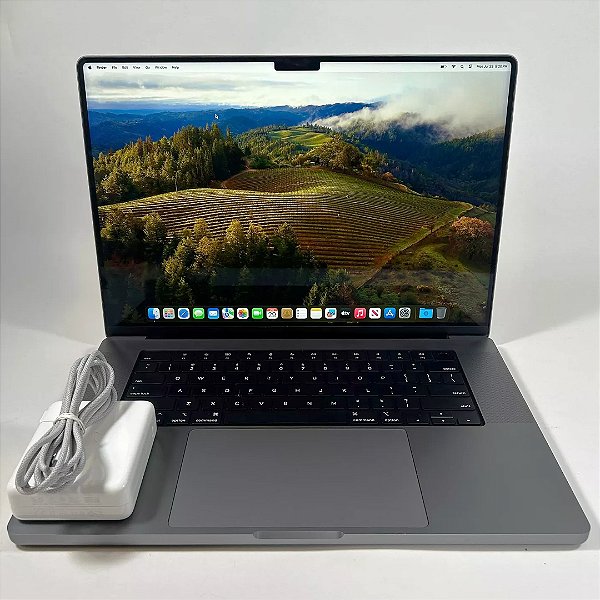 Apple MacBook Pro A2780 16" M2 Pro 16 32 GB Ram 512 Gb 1 Tb SSD Cinza Espacial (Semi-Novo)