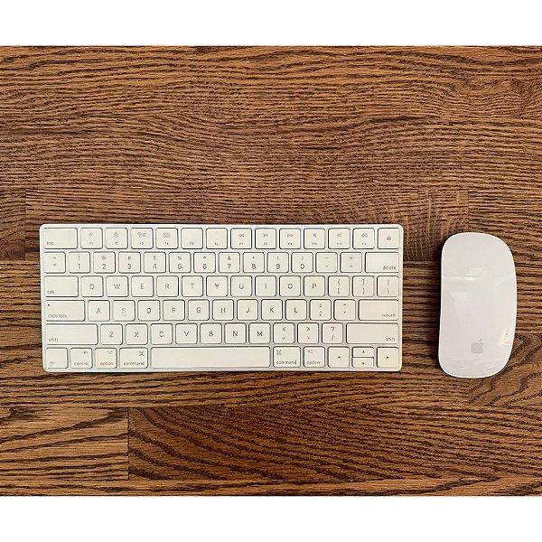 Apple Magic Keyboard e Magic Mouse 2 Cor Branca A1644 - A1657