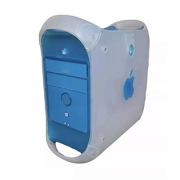 Apple Power Macintosh G3 M5183 PowerPC Azul e Branco Vintage 1998