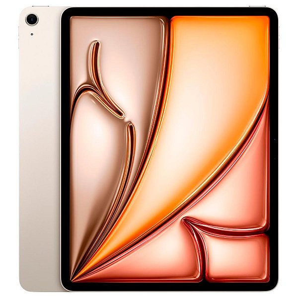 Apple iPad Air M3 (MCNQ4LL/A) Wi‑Fi 256GB Tela 13" Starlight – 2025