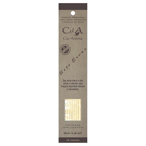 Incenso Sete Ervas  Cia do Aroma