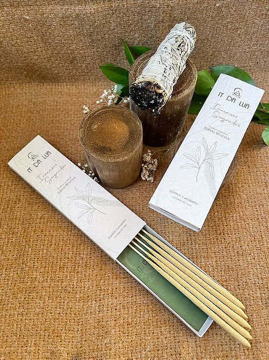 Incenso Sagrados - Sálvia Branca