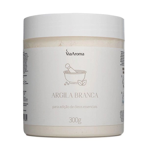 Argila Corpo e Rosto 300g Basic Branca