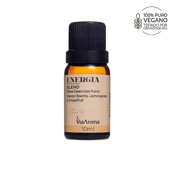 Blend Oleos Essenciais Puros 10ml Energia