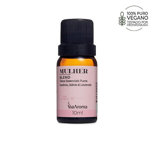Blend Oleos Essenciais Puros 10ml Mulher