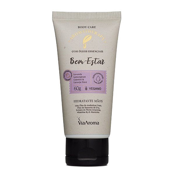 Creme Mãos 60g Aromatherapy Bem Estar