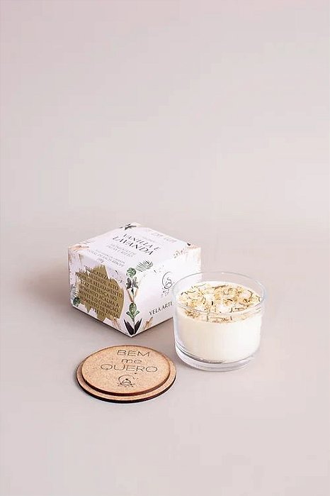 Vela Artesanal - Vanilla e Lavanda
