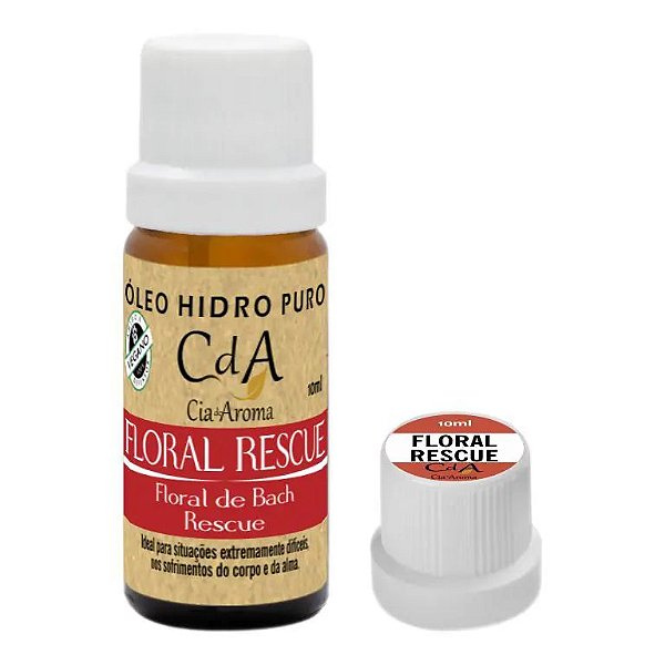 Óleo Hidrossolúvel  Floral Rescue  Cia do Aroma