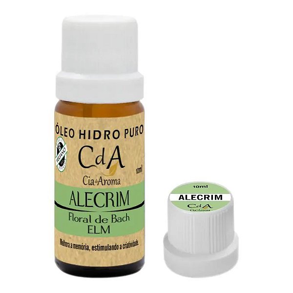 Óleo Hidrossolúvel Alecrim 10ml Cia do Aroma