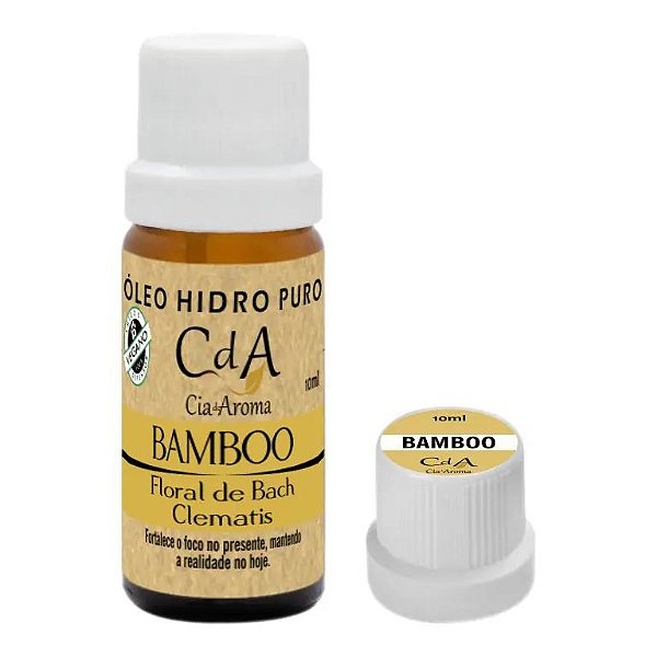 Óleo Hidrossolúvel Bamboo 10ml  Cia do Aroma
