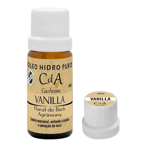 Óleo Hidrossolúvel Vanilla 10ml Cia do Aroma