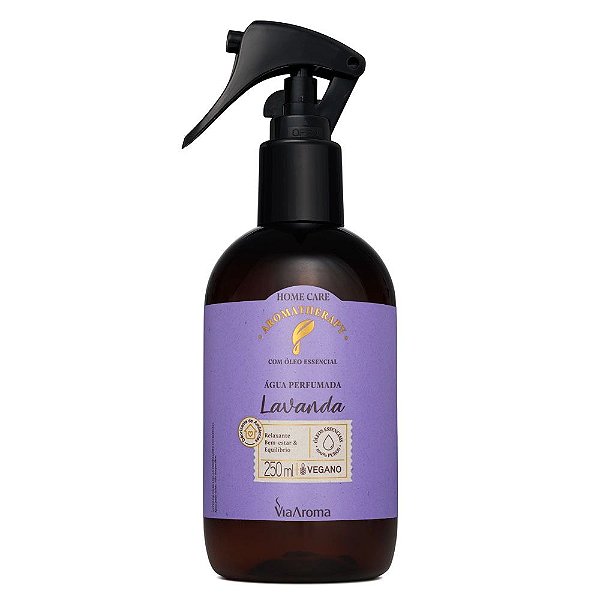 Água Perfumada  Lavanda 250ml Aromatherapy Via Aroma