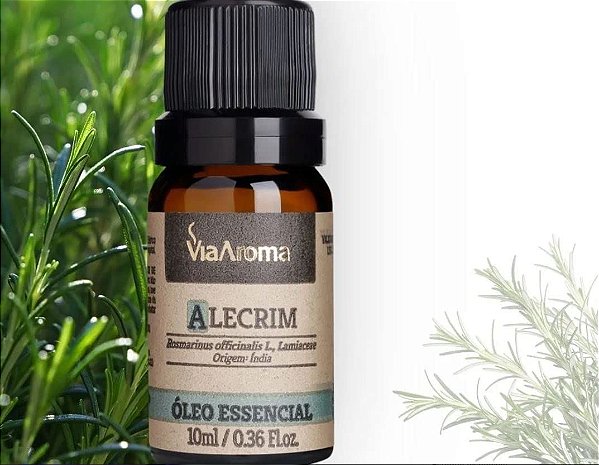 Oleo Essencial 10ml Alecrim