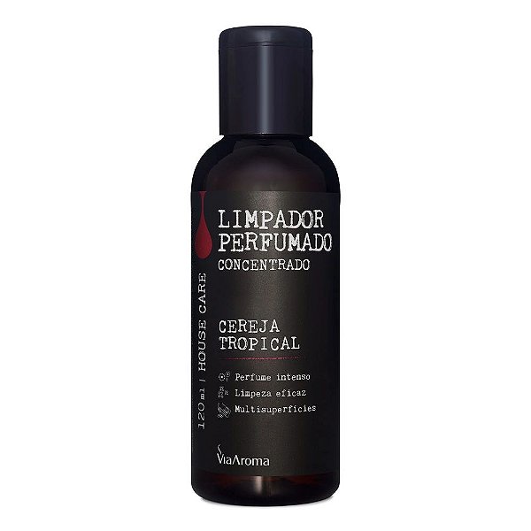 Limpador Perfumado 120ml Cereja Tropical - Via Aroma