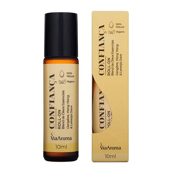 Roll-On Óleo Essencial 10ml Confiança Via Aroma