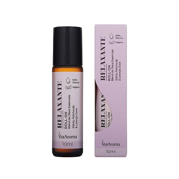 Roll-on Óleo Essencial 10ml Relaxante Via Aroma