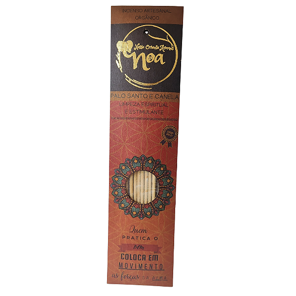 Incenso Noa Palo Santo e Canela Organico