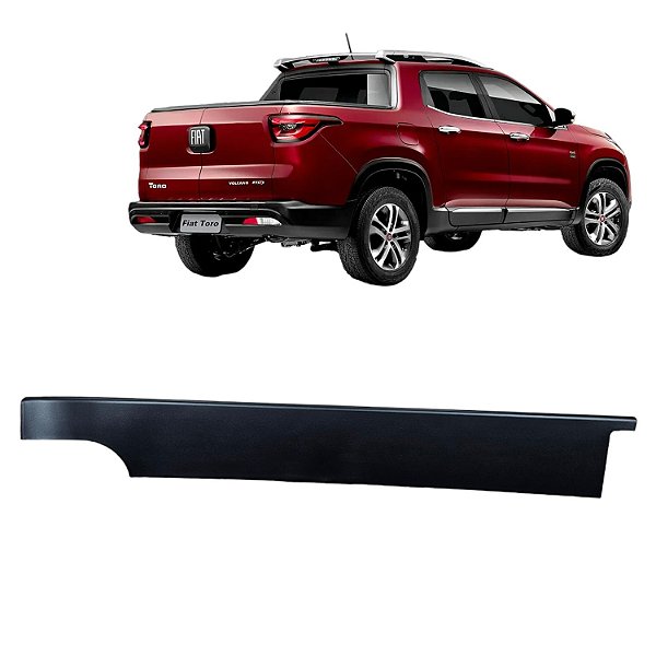 MOLDURA SUPERIOR TAMPA TRASEIRA TORO 2016 A 2023 DIREITO ORIGINAL FIAT 100264365