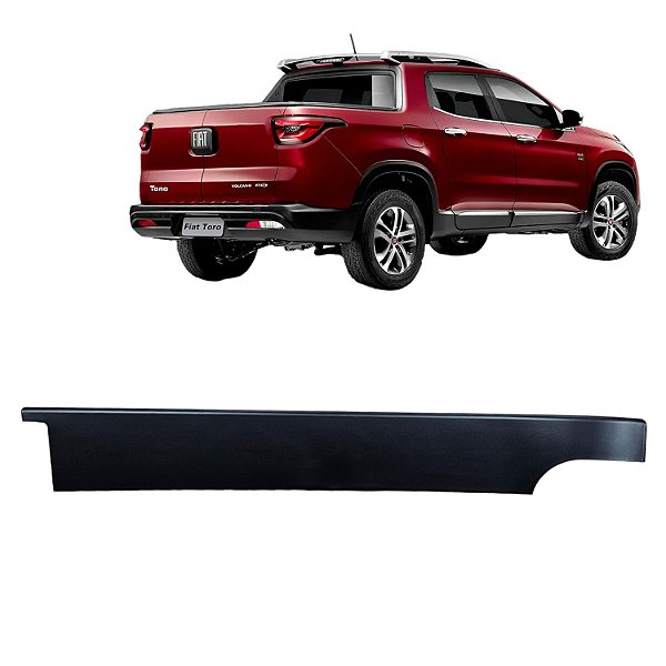 MOLDURA SUPERIOR TAMPA TRASEIRA TORO 2016 A 2023 ESQUERDO ORIGINAL FIAT 100264367