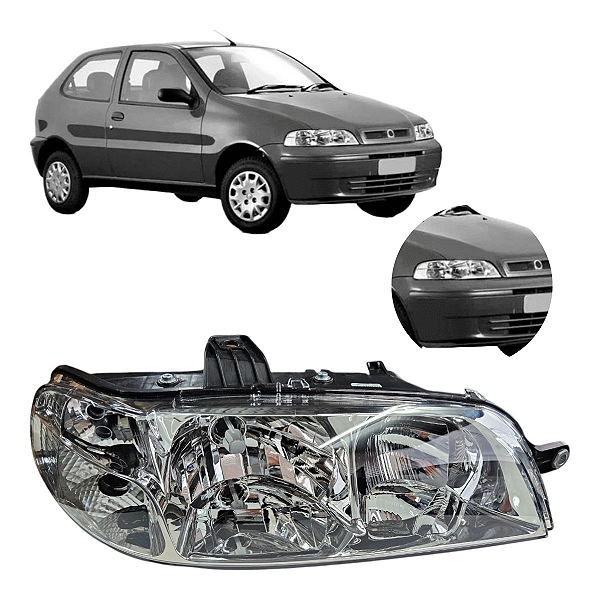 FAROL PALIO FIRE 2001 A 2003 SIENA 2001 A 2006 STRADA 02 A 05 DIREITO ORIGINAL ARTEB 0160762