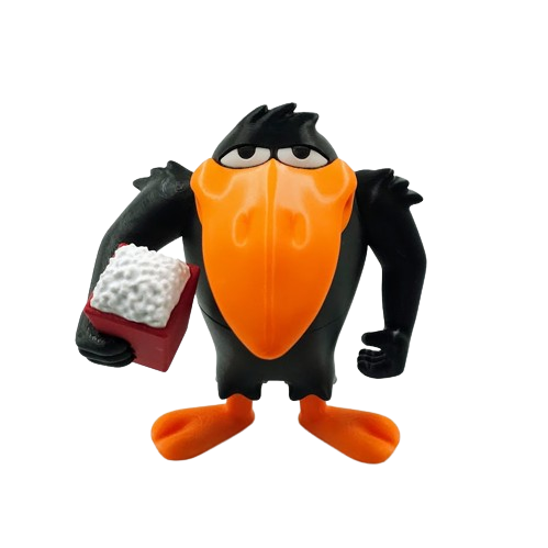 Boneco Jubileu 16cm Meme Pica-Pau Estátua Colecionável