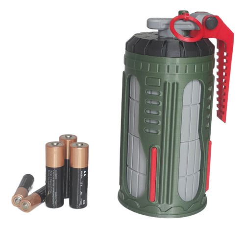 Porta Pilhas AA e AAA Decoração Militar e Cosplay