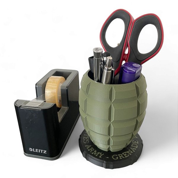 Porta Treco e Porta Canetas Personalizado Decoração Militar