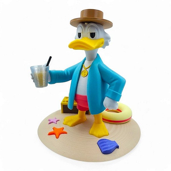 Tio Patinhas Curtindo o Verão Action Figure Colecionável