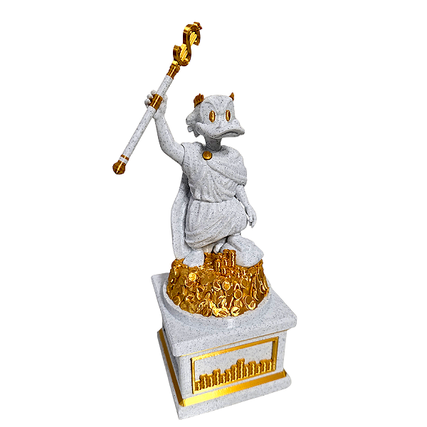 Tio Patinhas deus da Fortuna do Olimpo Action Figure Colecionável