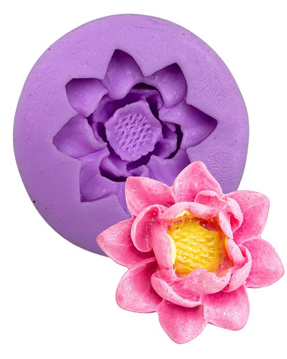 Molde de Flor 3 cm Doces Pasta Americana Biscuit Resina