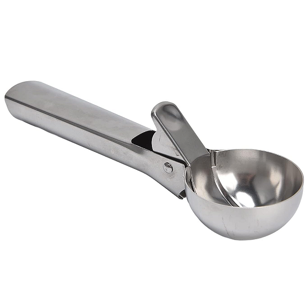 Pegador Colher De Sorvete Açaí Bola Em Inox 18CM