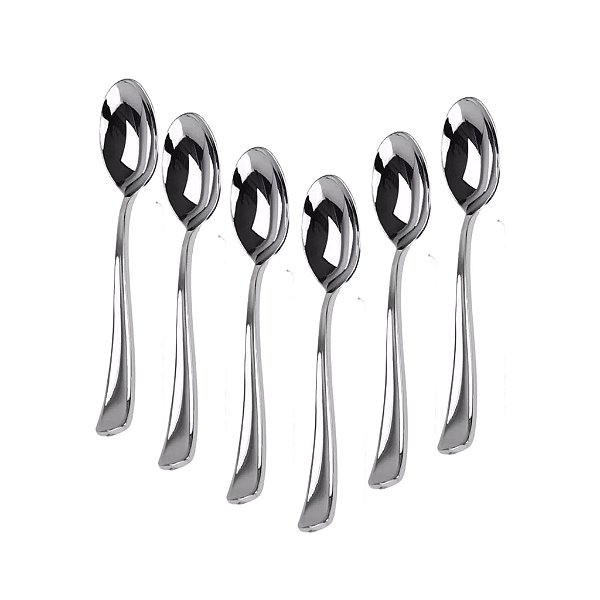 Kit Colheres 100uni Descartáveis 10cm Ovos Colher Páscoa