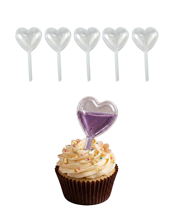 100 Ampola Saborizante  Coração 4ml  Doces Brigadeiros Sushi