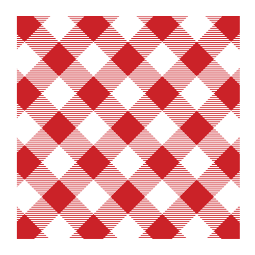 Kit 20 Guardanapo De Papel Para festa junina - Vermelho e Branco