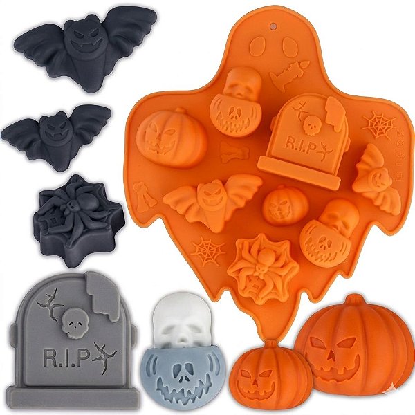 Forma de Silicone Halloween (21 cm x 18 cm )