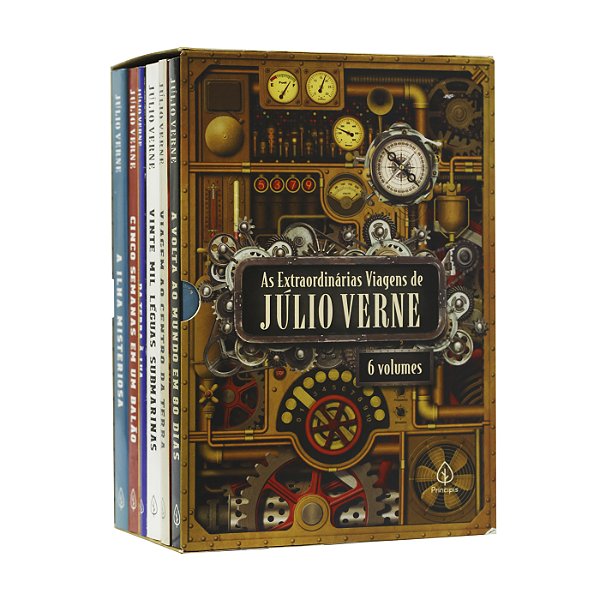 BOX As extraordinárias viagens de Júlio Verne (6 Volumes)