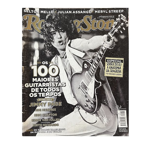 Rolling Stone: Os 100 melhores guitarristas de todos os tempos - Fev/12
