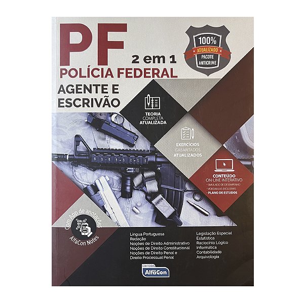 Polícia Federal 2 em 1: Agente E Escrivão - PF