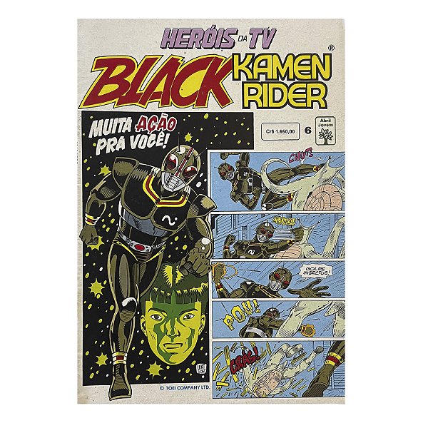 Black Kamen Rider: Muita ação pra você! - Nº 6 - Heróis da TV