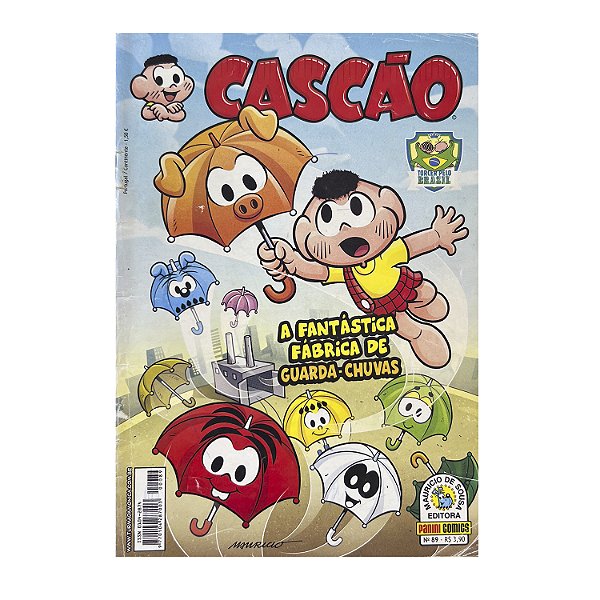 Cascão: A fantástica fábrica de guarda-chuvas - Nº 89