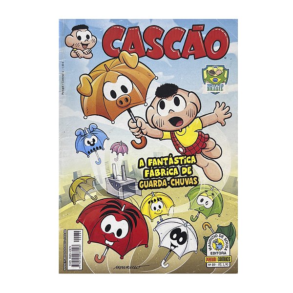 Cascão: A fantástica fábrica de guarda-chuvas - Nº 89