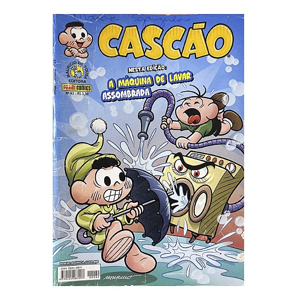 Cascão: A máquina de lavar assombrada - Nº 62
