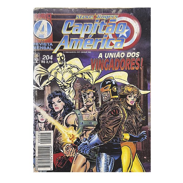 Capitão América: A união dos vingadores! - Nº 204