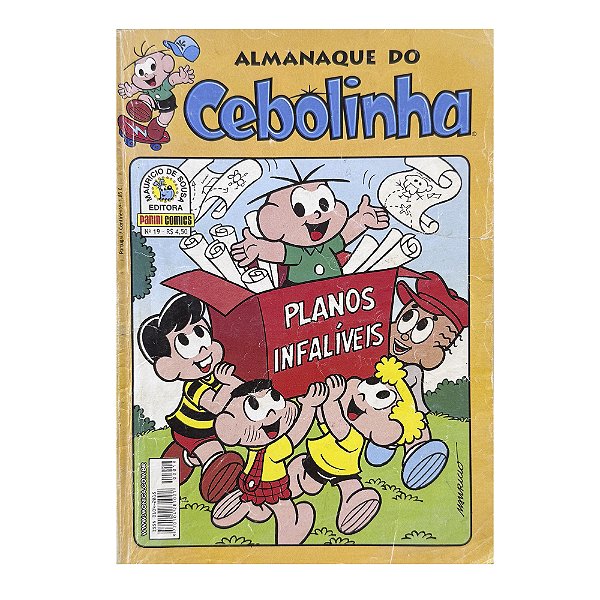 Almanaque do Cebolinha: Planos infalíveis- Nº 19