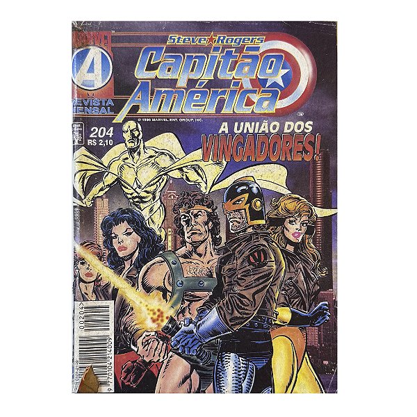 Capitão América: A união dos vingadores! - Nº 204