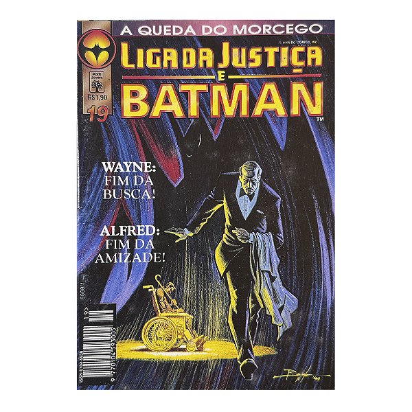 Liga da Justiça e Batman: Wayne: Fim da busca! Alfred: Fim da amizade! - Nº 19
