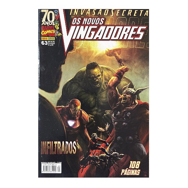 Os Novos Vingadores: Invasão Secreta - Infiltrados - Nº 63